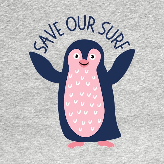 Penguin Save Our Surf by casualism